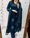 KF Kalaai Cotton Embroidery Kurti With Bottom Dupatta Suppliers In India